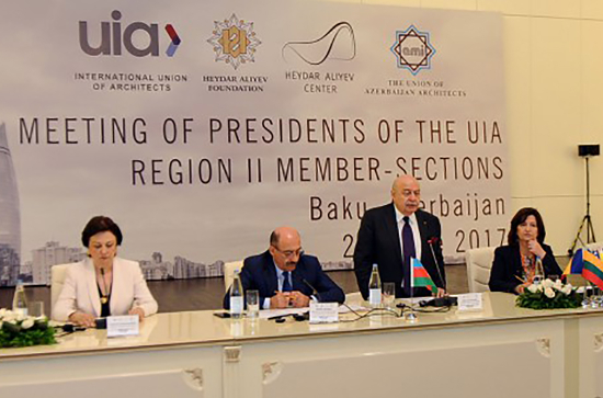 В Баку прошло совещание президентов секций II региона Международного союза архитекторов